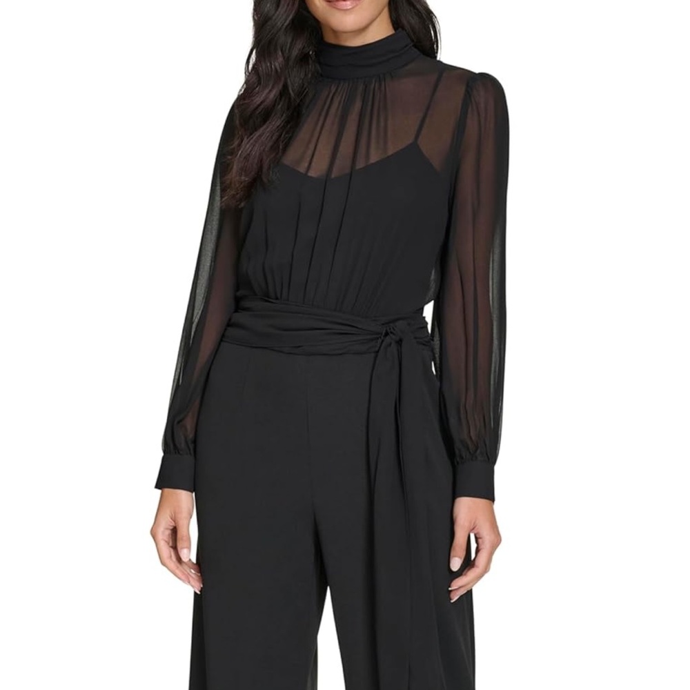 NWT Calvin Klein Formal Black Jumpsuit